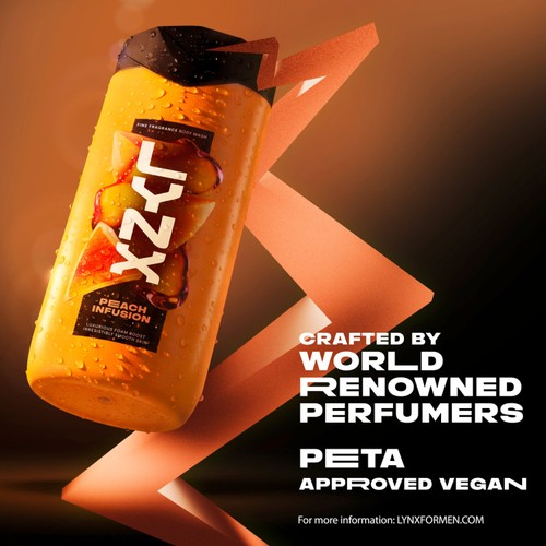 Lynx Shower Gel Peach Infusion 400ml