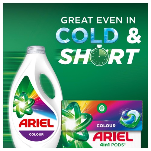 Ariel Colour 4-in-1 Pods Washing Capsules 33 Pack