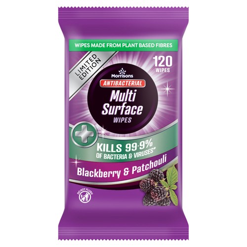 Morrisons Limited Edition Blackberry & Patchouli Antibacterial Wipes