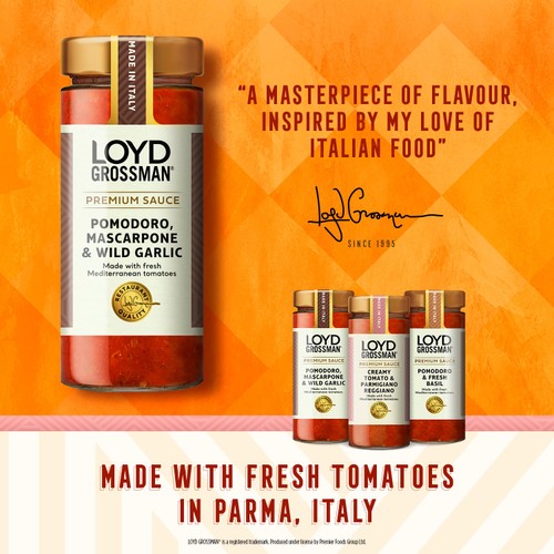 Loyd Grossman Pomodoro, Mascarpone & Wild Garlic Tomato Pasta Sauce 290g