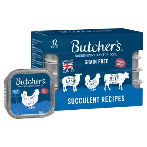 Butcher's Grain Free Succulent Recipes Dog Food Trays