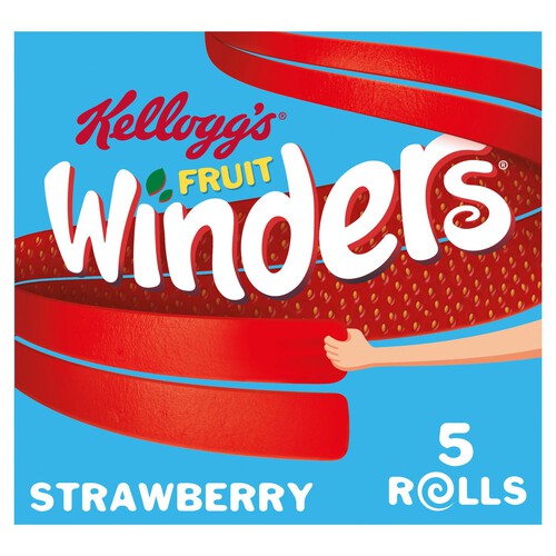 Kelloggs Fruit Winders Rolls Strawberry 5 Pack