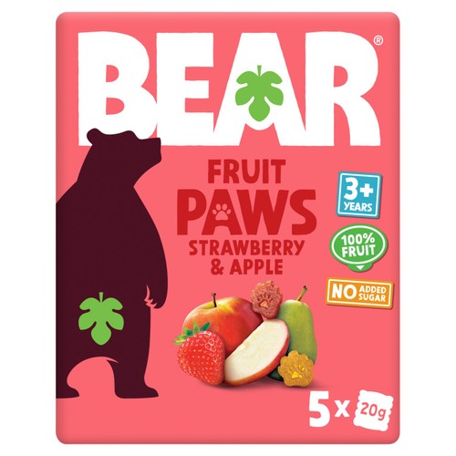 BEAR Paws Strawberry & Apple
