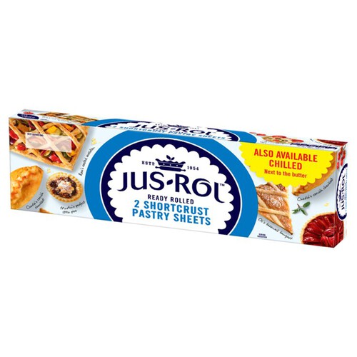 Jus-Rol Frozen Shortcrust Pastry Ready Rolled Sheets