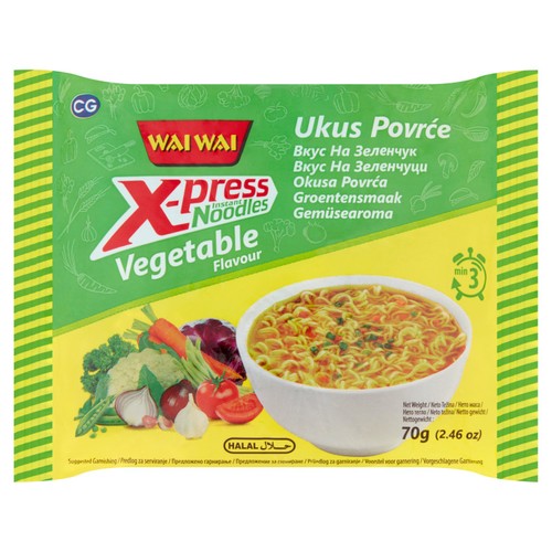 Wai Wai Vegetable Flavour Instant Noodle