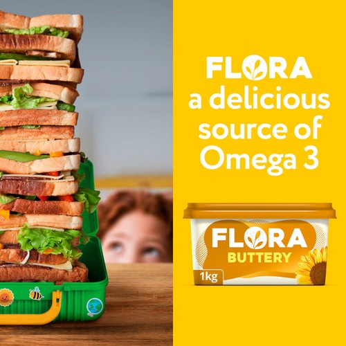 Flora Buttery Spread with Natural Ingredients 1kg