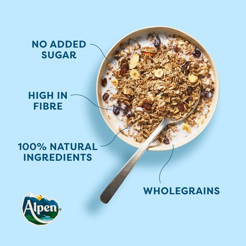 Alpen No Added Sugar Muesli Breakfast Cereal 950g
