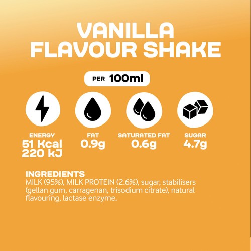 Arla Protein Vanilla Flavoured Milk Shake 482ml