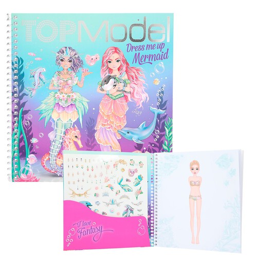 Topmodel Dress Me Up Stickerbook Mermaid