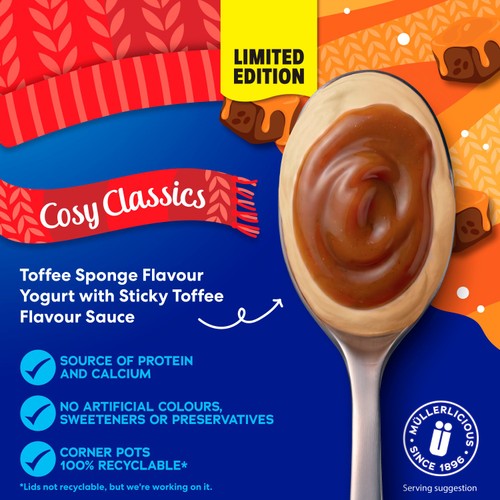 Muller Corner Sticky Toffee Pudding Yogurt 136g