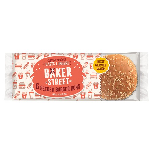 Baker Street Seeded Burger Buns