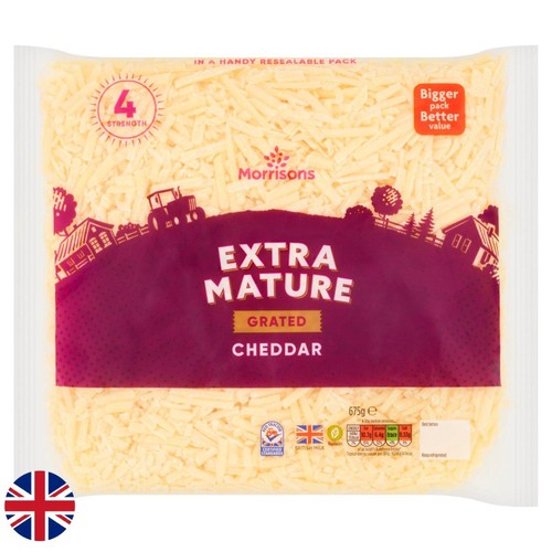 Morrisons Extra Mature Grated Cheese 