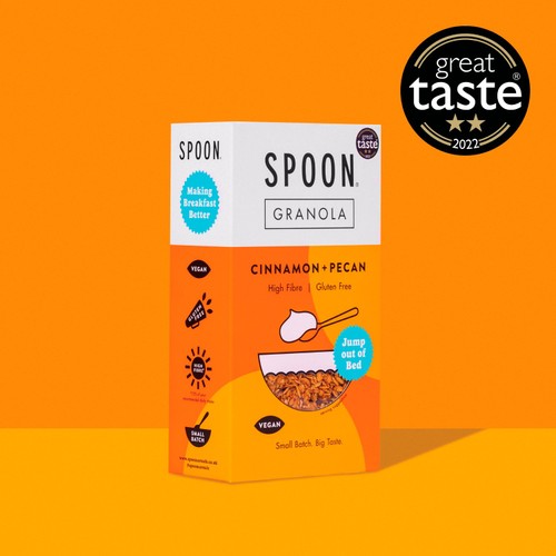 Spoon Cereals Cinnamon + Pecan Granola 
