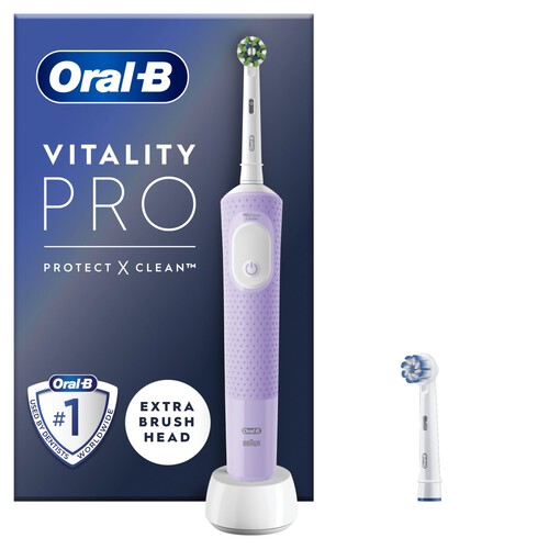 Oral-B Vitality Pro Lilac Mist Electric Rechargeable Toothbrush