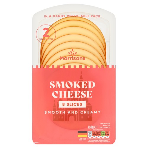 Morrisons smoked cheese slices