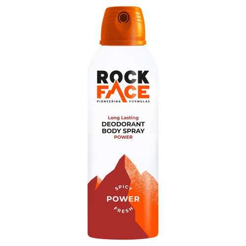 Rock Face Power Body Spray Deodorant