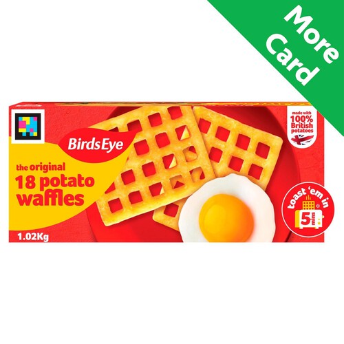 Birds Eye 18 Potato Waffles