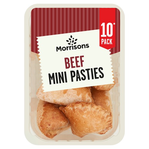 Morrisons 10 Mini Beef Pasties