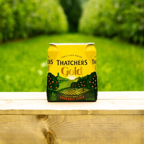 Thatchers Gold   Cider 4.8% 4x440ml