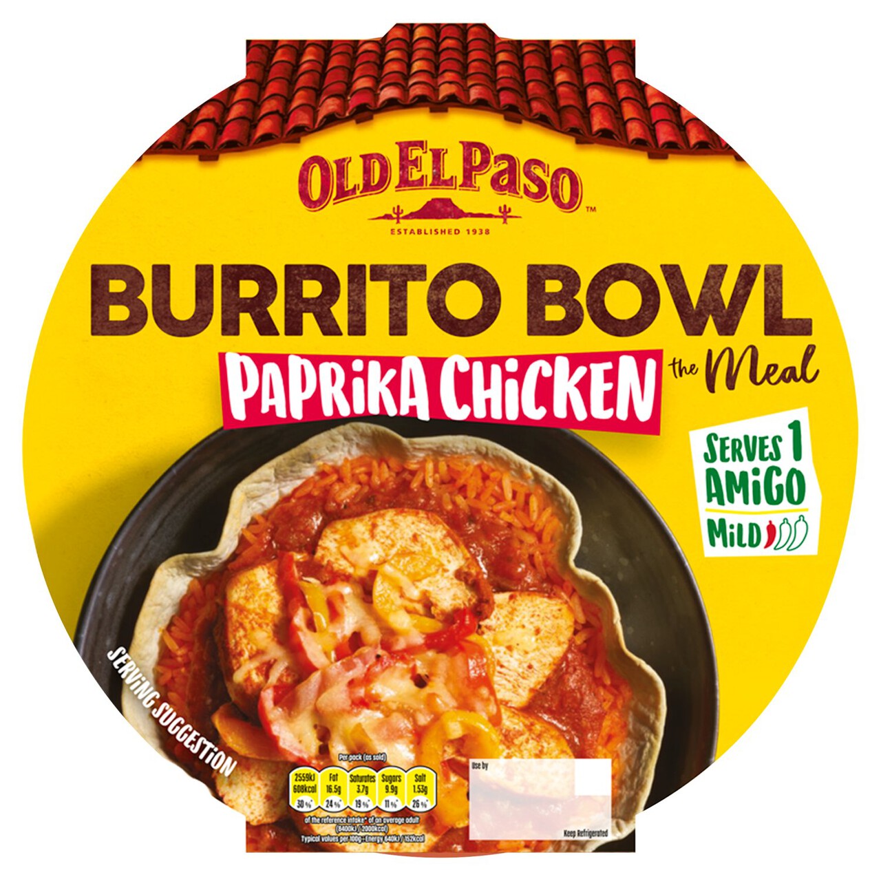 Old El Paso Paprika Chicken Burrito Bowl 400g