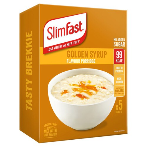 Slimfast Porridge Golden Syrup     