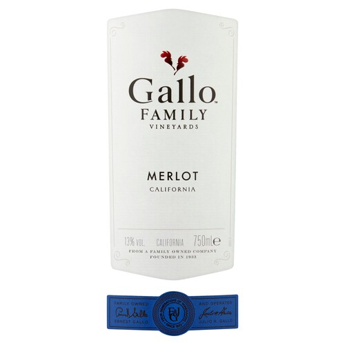 Gallo Family Vineyards Merlot Red Wine 