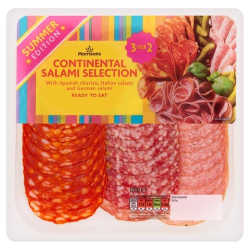 Morrisons continental salami selection