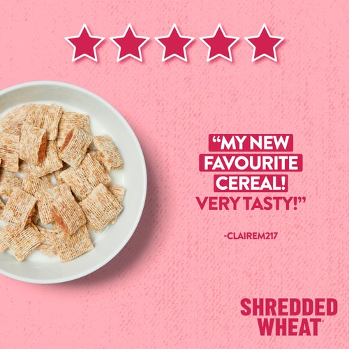 Nestle Shredded Wheat Red Berries and Vanilla Cereal 450g