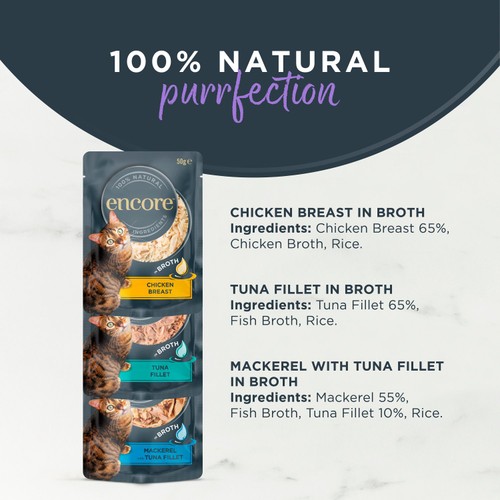 Encore Cat Pouch Finest Selection In Broth 