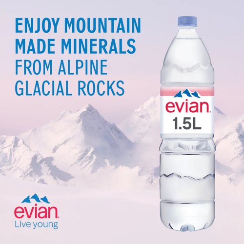 evian Natural Mineral Water 