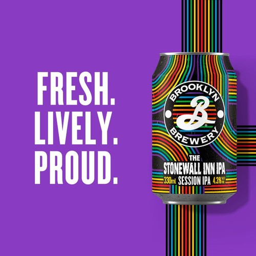 Brooklyn The Stonewall Inn IPA Beer Cans 4x330ml