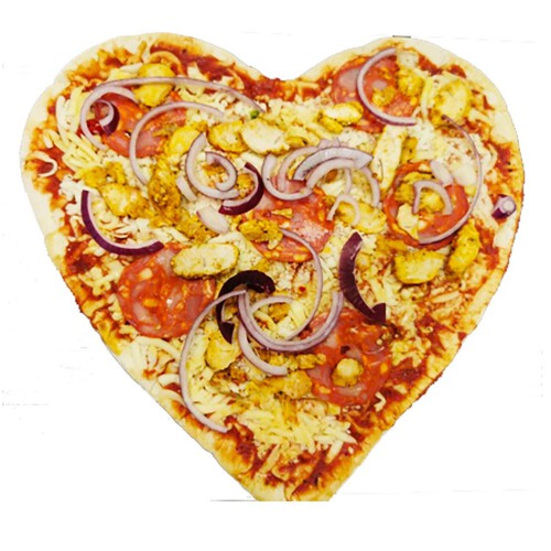 Morrisons Valentines Heart Meat Lover Pizza