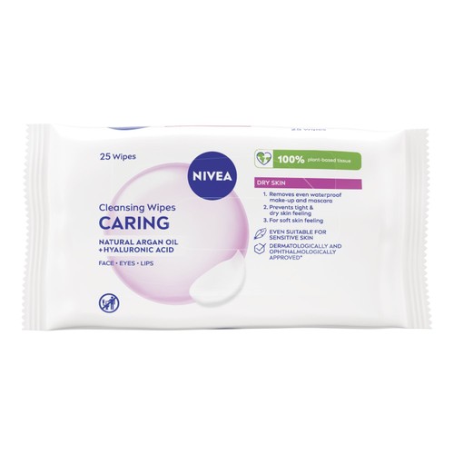 NIVEA Cleansing Face Wipes Dry & Sensitive Skin