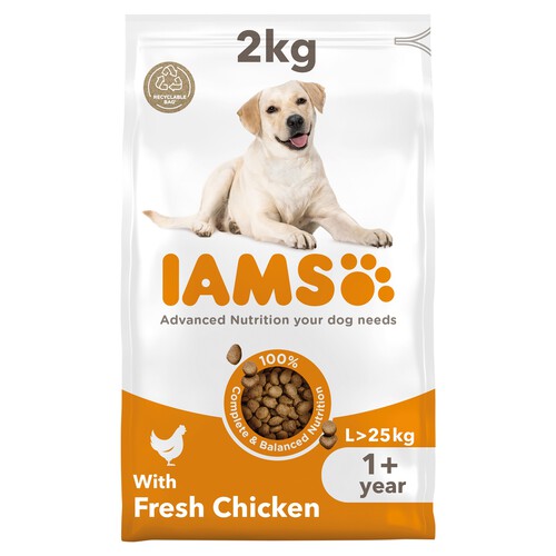 Iams For Vitality Dog Adult 1+ Years Large With Fresh Chicken