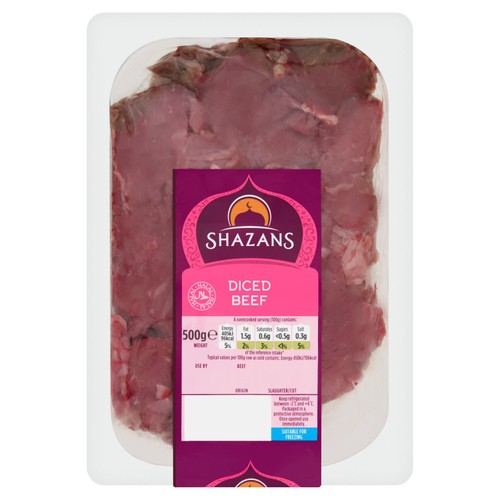 Shazans Diced Beef 