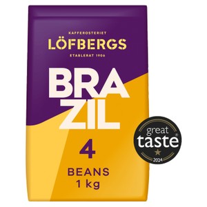 Lofbergs Brazil Single Origin Whole Coffee Beans 1kg