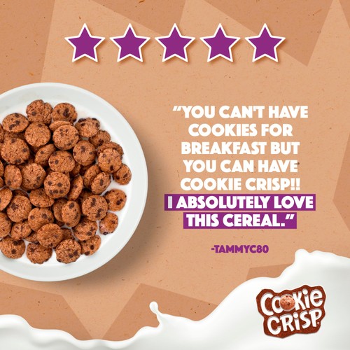 Nestle Cookie Crisp Chocolate Cereal 500g