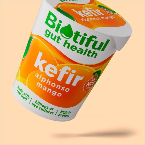 Biotiful Gut Health Kefir Yogurt Alphonso Mango 