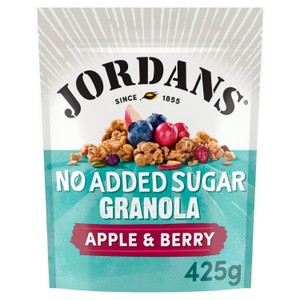 No Added Sugar Apple & Berry Granola Breakfast Cereal 425g