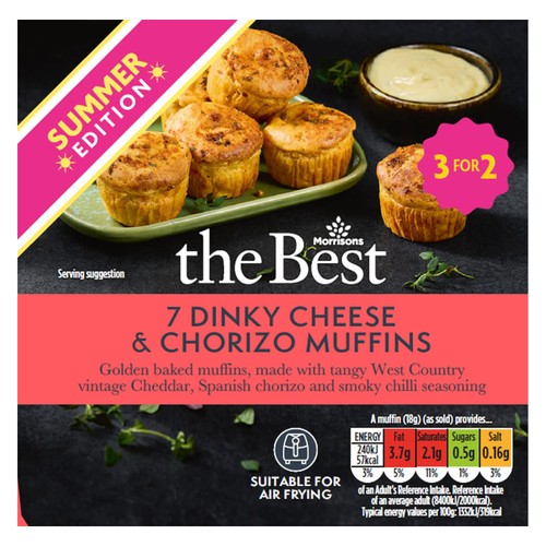 Morrisons The Best Spanish Chorizo Muffins 126g