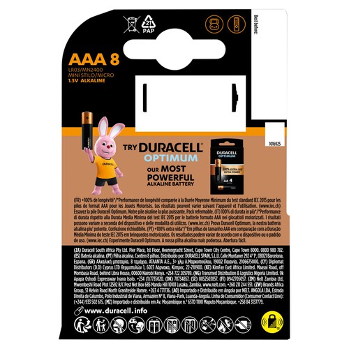 Duracell Plus AAA Alkaline Batteries LR03