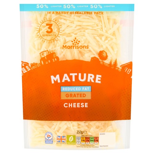 Morrisons Reduced Fat 30% Lighter Mature Cheese 250g