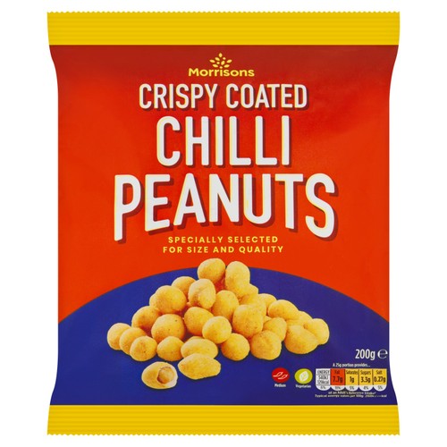 Morrisons Crispy Coated Chilli Heatwave Peanuts 