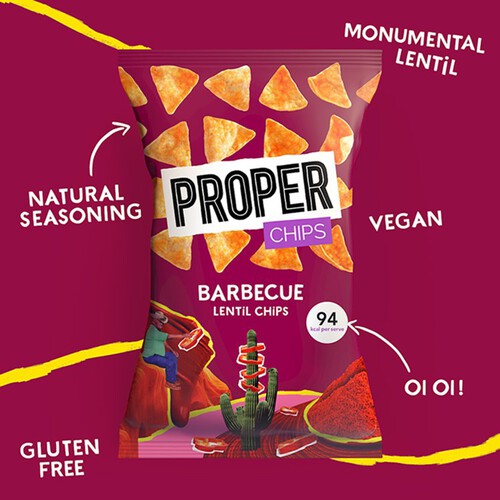 Properchips Barbecue Lentil Chips