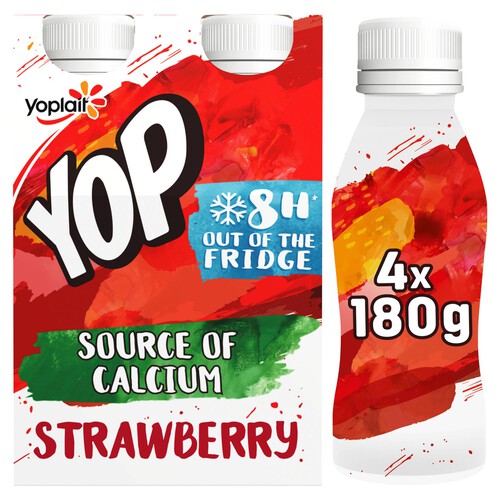 Yoplait Yop Strawberry Flavour Yogurt Drink 