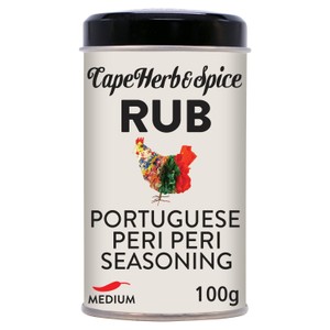 Cape Herb & Spice Portuguese Peri Peri Seasoning Rub 100g
