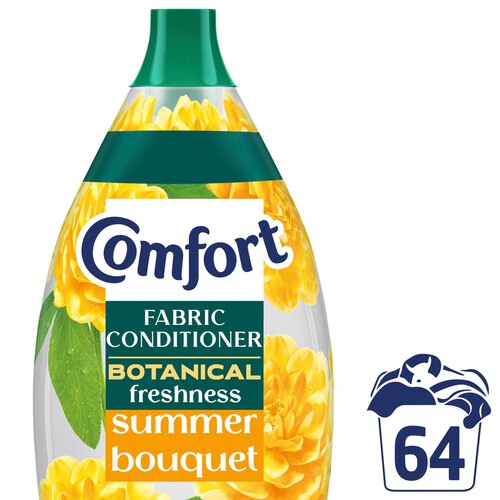 Comfort Botanical Fabric Conditioner Summer Bouquet 64 Washes 