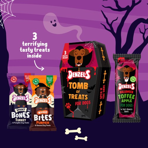 Denzel's Tomb of Treats for Dogs 140g