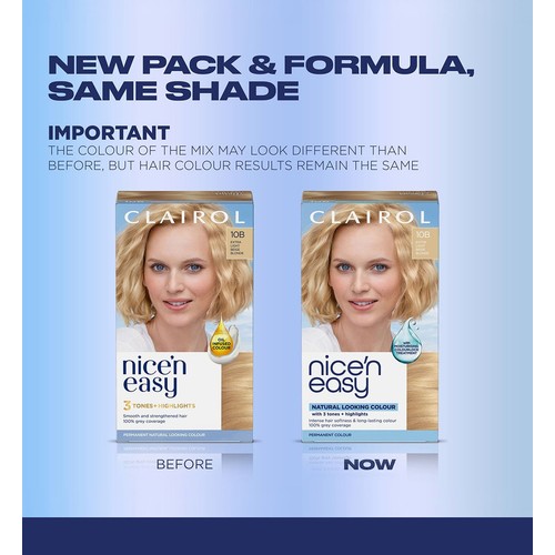 Clairol Nice n Easy Creme Permanent Hair Dye - 10b Extra Light Beige Blonde