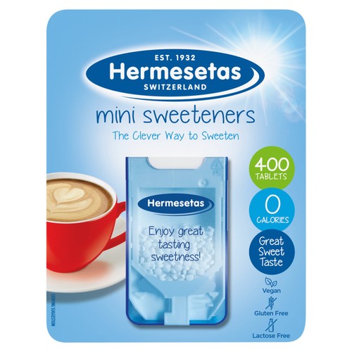 Hermesetas Mini Sweeteners 400 Tablets